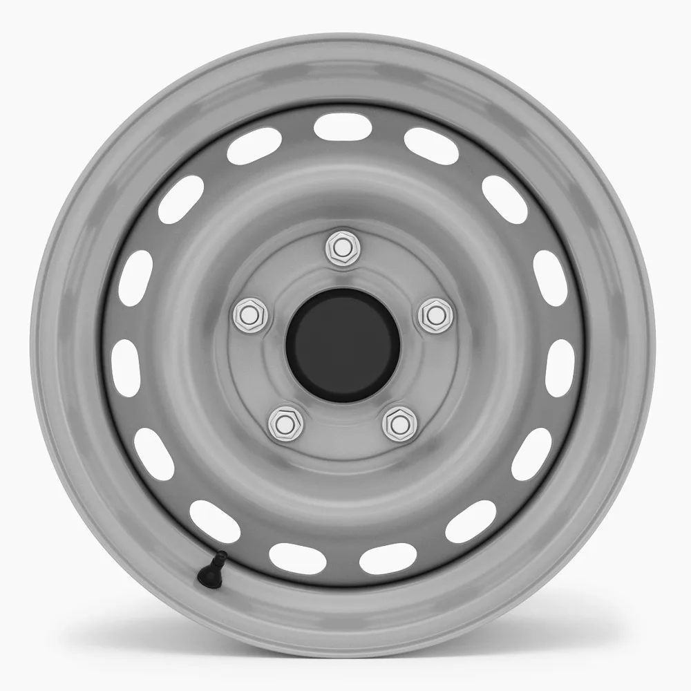 Silver steel rim